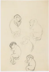 Five Studies of a Sleeping Child